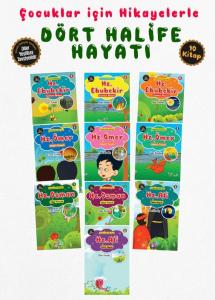 Çocuklar İçin Hikâyelerle Dört Halife Hayatı 10 Kitap Set
