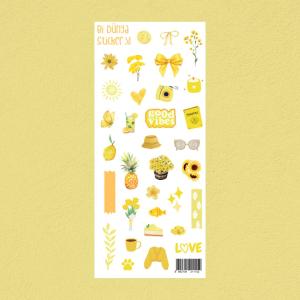 Sticker - Sarı Desen