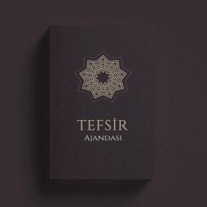 Tefsir Ajandası - İnce Kapak - Füme- Siyah