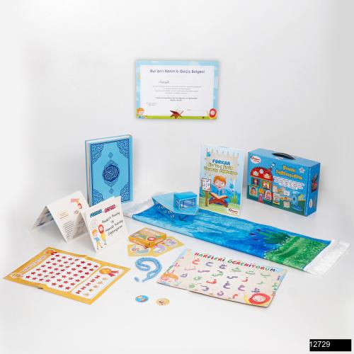 Çocuklar İçin Set - Dinimi Öğreniyorum - Mavi