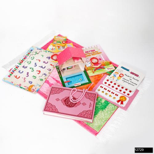 Çocuklar İçin Set - Dinimi Öğreniyorum - Pembe