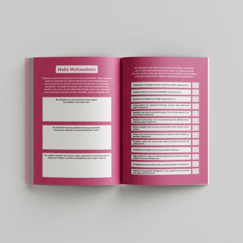 Sohbet ajandası - Mor - İnce Kapak (Bi' Dünya Store)