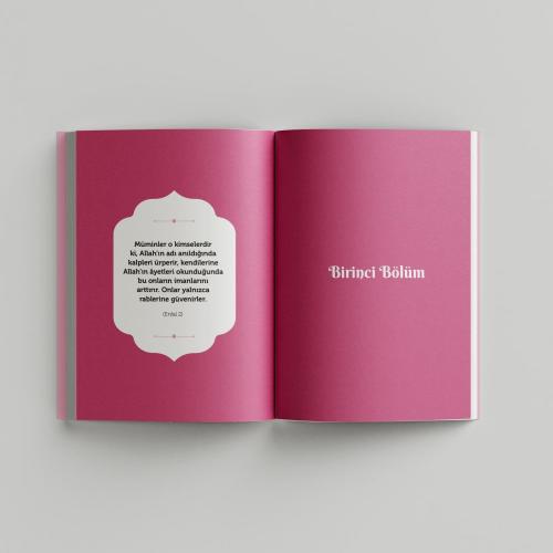 Sohbet ajandası - Mor - İnce Kapak (Bi' Dünya Store)