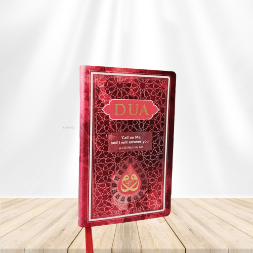 DUA (İngilizce-Arapça) - Cep Boy - Bordo