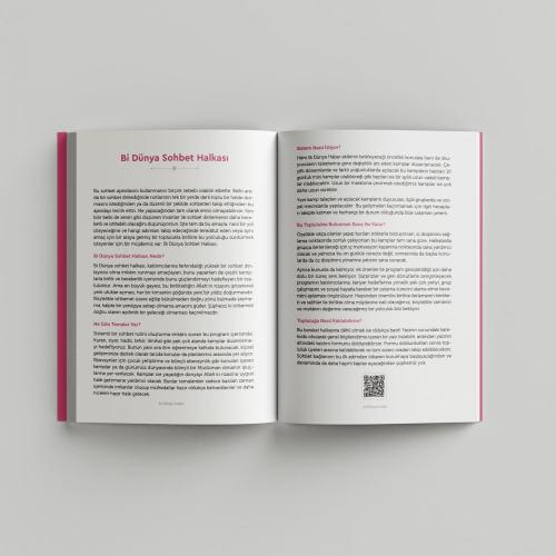 Sohbet ajandası - Yeşil - İnce Kapak (Bi' Dünya Store)