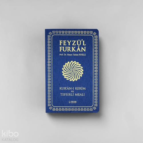 Feyzü'l Furkân Kur'ânı Kerîm ve Tefsirli Meali  (Sempatik Cep Boy  İnce Cilt) Lacivert