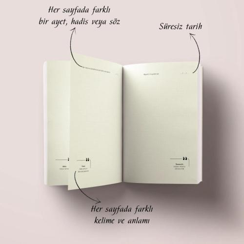Noktalı Defter / Ayet Hadisli / Sana Vahyedilene Sımsıkı Sarıl