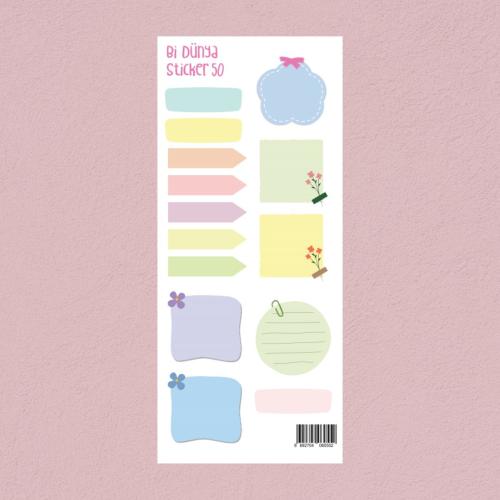 Sticker - Not Alma Temalı