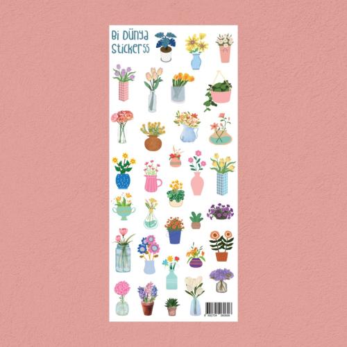 Sticker - Saksılar İçin
