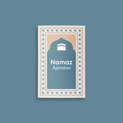 Namaz Ajandası / İnce Kapak Ekonomik Baskı / Bej