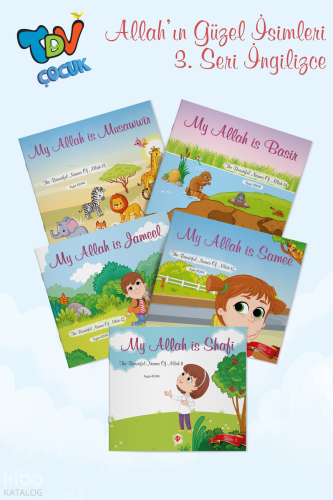 The Beautiful Names Of - Allah Allahın Güzel İsimleri ;3.Seri 5 Kitap İngilizce