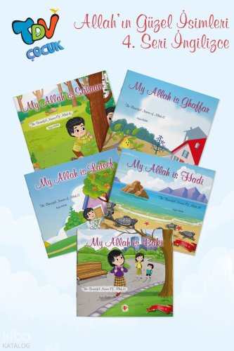 The Beautiful Names Of Allah - Allahın Güzel İsimleri; 4.Seri 5 Kitap İngilizce